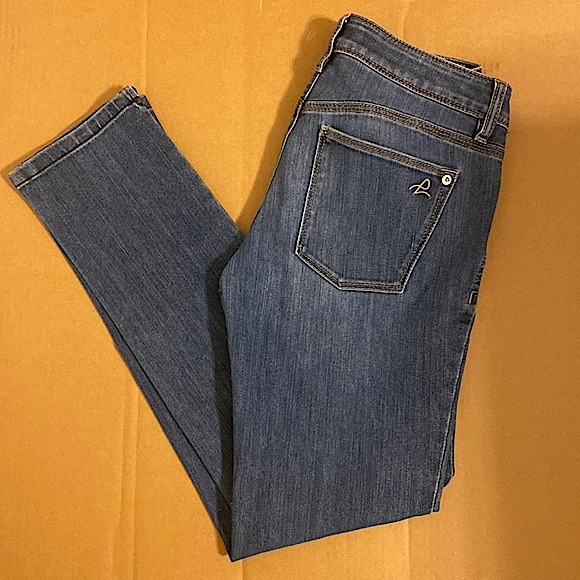 DL1961 Angel Mid Rise Skinny Ankle Jeans Zeppelin Size 27 - Picture 5 of 16